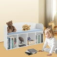 thumbnail image 6 of TFCFL 4 Compartments Bookshelf with Soft Cushion Multifunctional Open Bookcase Storage Organizer, 6 of 18