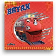 Personalized Chuggington Wilson Tracks 12" x 12" Canvas Wall Art