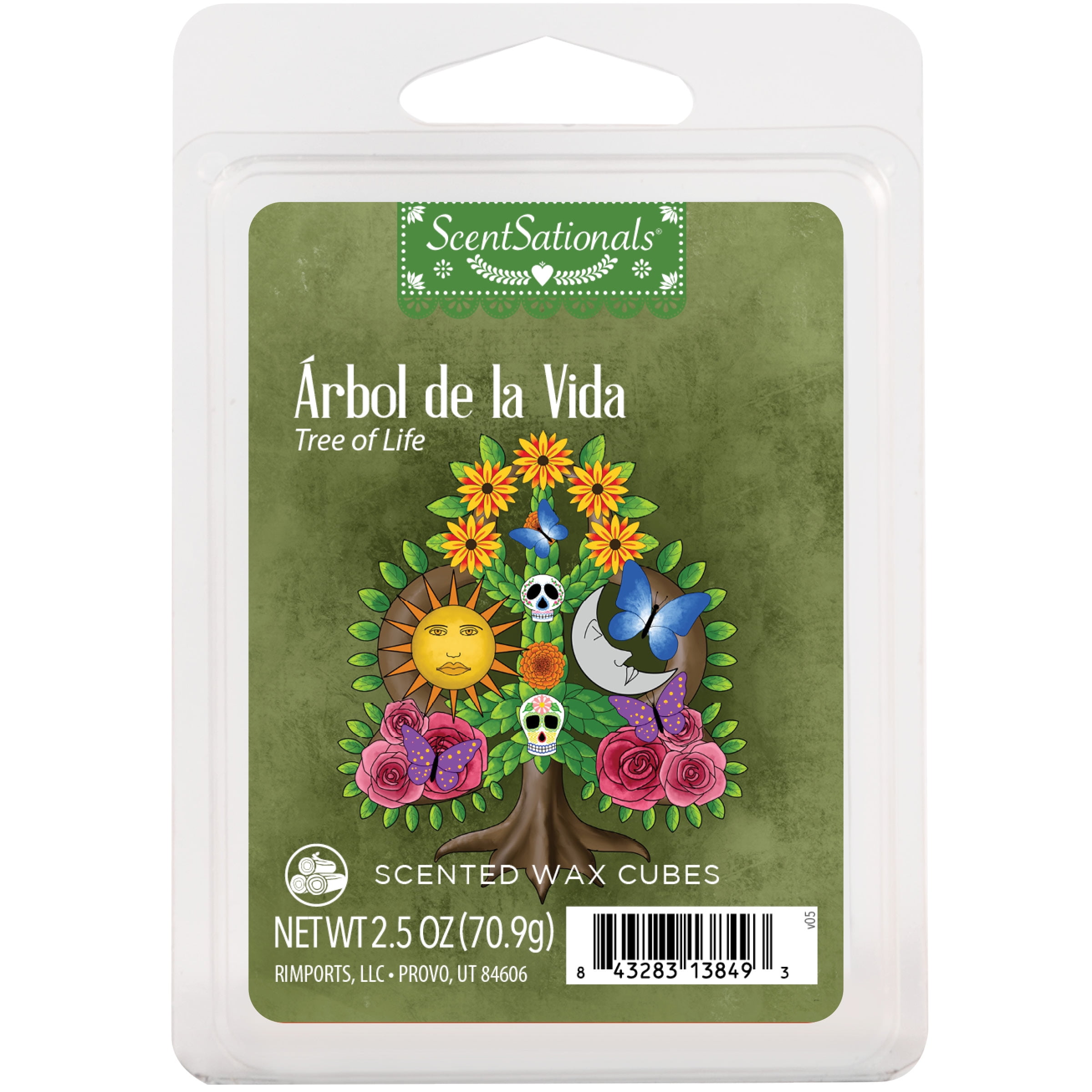 Arbol De La Vida (Tree Of Life) Scented Wax Melts, ScentSationals, 2.5 oz (1-Pack)