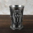 thumbnail image 4 of Vaso de chupito novedoso, vaso para sorbos de aleación de zinc antiguo para cócteles de fiesta estaño Cleopatra, 4 of 9