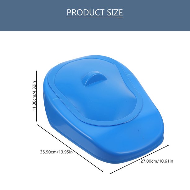 Portable Patient Bedpan Pregnant Urinal Elderly Nursing Bedpan Plastic