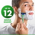 thumbnail image 3 of Gillette Sensor3 Sensitive Men's Disposable Razor, 7 Razors, 3 of 11