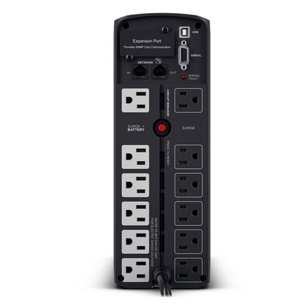 CyberPower - PFC Sinewave Series 1500VA Battery Back-Up System - Black