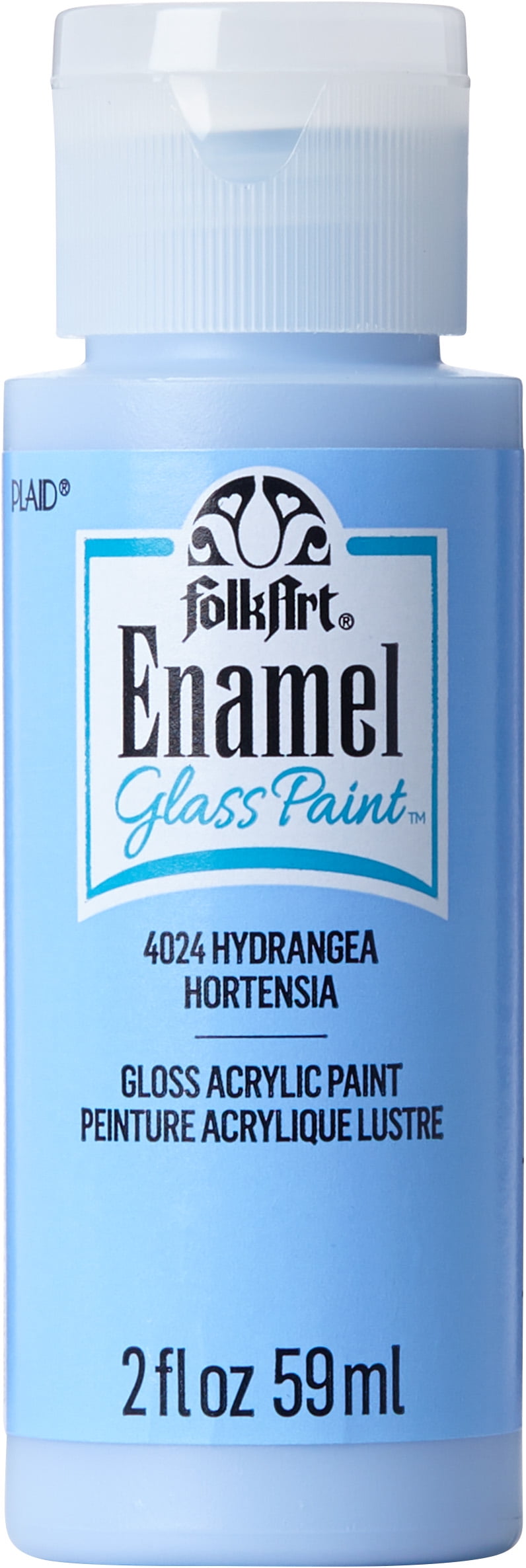 FolkArt Enamel Acrylic Craft Paint, Gloss Finish, Hydrangea, 2 fl oz