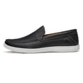 thumbnail image 4 of Men's Casual Loafers Slip On Leather Shoes Comfortable Lightweight Driving Shoes Male Moccasins Classic Penny Loafer Flats Boat Shoes Outdoor Walking Shoes, 4 of 16