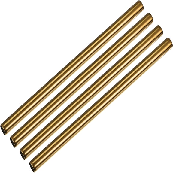ACDANC Reusable Metal Straws 4Pcs,Stainless Steel Straight Drinking Straw 8.5"