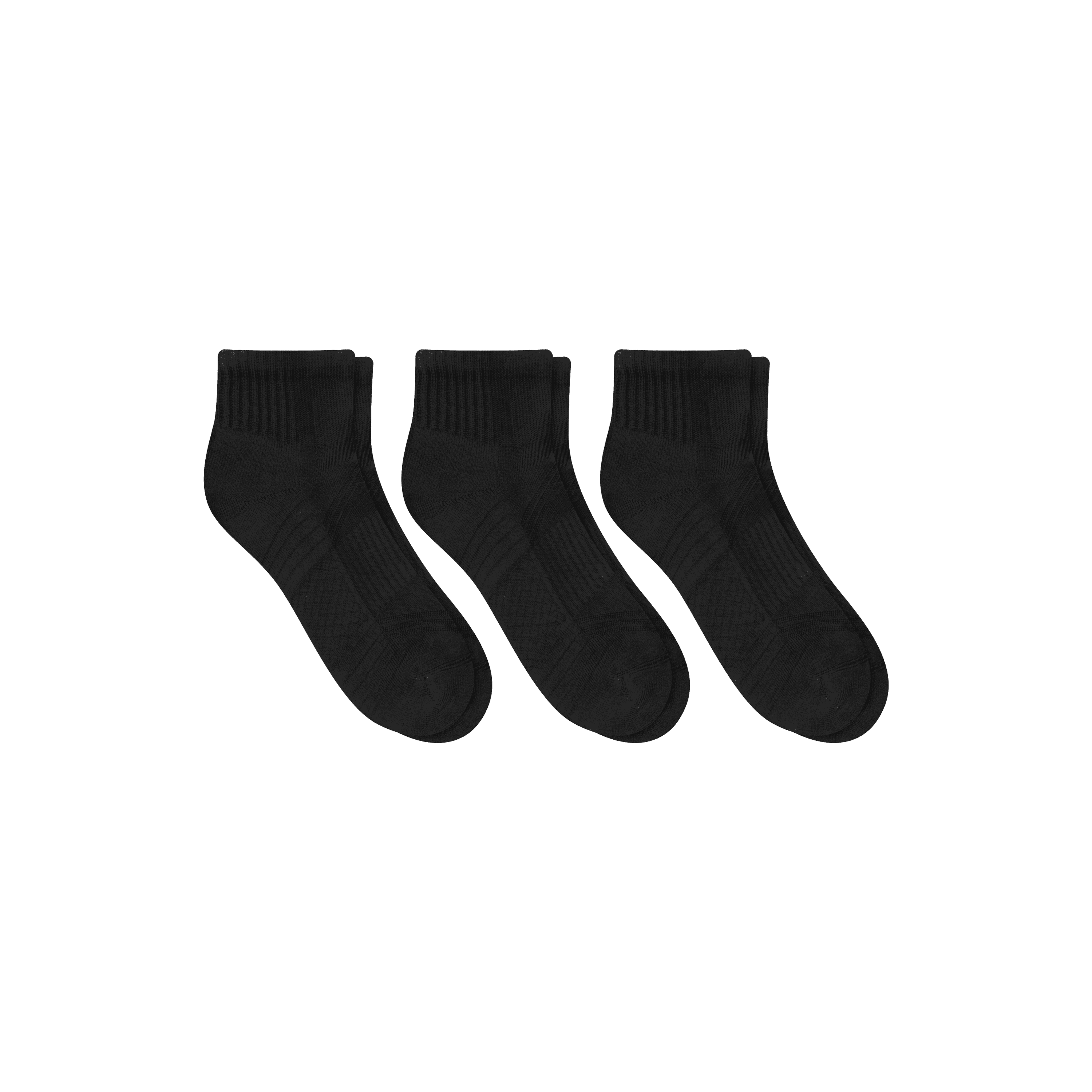 Hanes Womens Ankle Socks, 3 Pairs, Moves Impact Zone Athletic Socks for Women