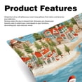 thumbnail image 2 of Santa Claus Velvet Throw Pillow Covers Set of 2 | Unique Patterns in 16x16, 18x18, 20x20 Inches |for Home Decor and Gifts | Includes Pillow Inserts | Throw Pillow Inserts Included, 2 of 6