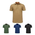 thumbnail image 1 of Playera Deportiva Licra Con Spandex Lisa Táctica Solapa Polo, 1 of 6