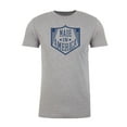 thumbnail image 2 of Made in America Men's Graphic T-shirt, Patriotic Shirts - Heather Grey MH200PATRIOT S11 4XL, 2 of 3