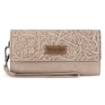 thumbnail image 1 of Cartera Montana West Wrangler de piel vegana color albaricoque para mujer, 1 of 6