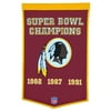 Washington Redskins NFL Wool Felt Super Bowl Dynasty 24x36 Banner
