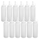 thumbnail image 1 of Paquete de 12 Condimento Squirt Squeeze 8 Oz con Tapas Giratorias para Salsa, Salsa Tomate, Barbacoa, Aderezo, Pintura, 1 of 5