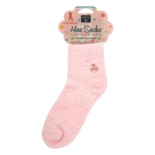 Earth Therapeutics Earth Therapeutics Aloe Socks, Pink