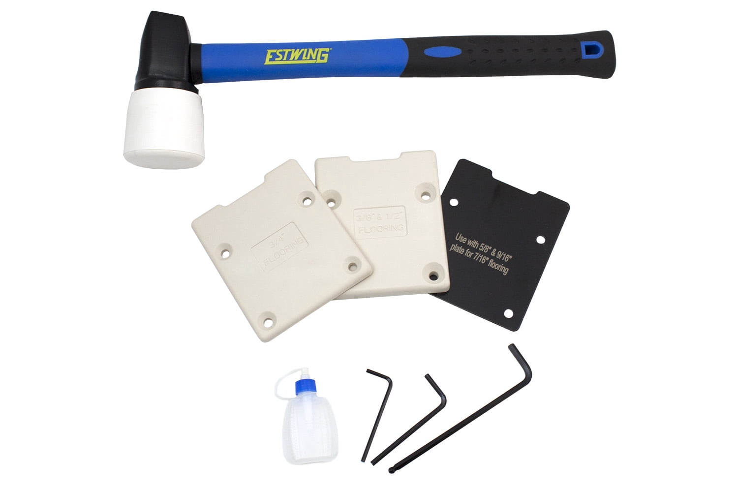 Estwing Pneumatic 18-Gauge 1-3/4 in. L-Cleat Flooring Nailer with Bag