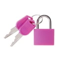 thumbnail image 6 of Colaxi 2xMini Steel Padlock Suitcase Daily Travel Padlock with 2 Keys Pink 2 Pcs, 6 of 10