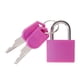 thumbnail image 5 of Candado de acero para maleta, con llave, multicolor, 2 llaves, resistente al agua Rosado, 5 of 9