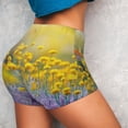 thumbnail image 4 of Disketp Flowers And Butterflies for Scrunch Butt Workout Shorts Women Seamless Soft Smooth Gym Yoga Scrunch Active Shorts-X-Large, 4 of 8