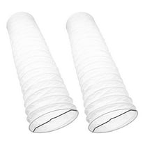 Luxshiny Set of 2 Oversized White Paper Floor Lamp Shades Replacement for Standing Lamps, and Stylish