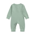 thumbnail image 3 of Emy Dola Baby Romper Jumpsuits Newborn Boys Girls Ribbed Button Short Sleeve Footless Pajamas Sleep and Play Pjs 3-24 Months, 3 of 9