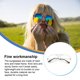 thumbnail image 3 of Minnieouse Gafas de sol clásicas, individuales, elegantes, de alta definición, resistentes a los golpes, resistentes, duraderas, redondas, plateadas y Type3 NO3 Minnieouse AP008819-11, 3 of 6