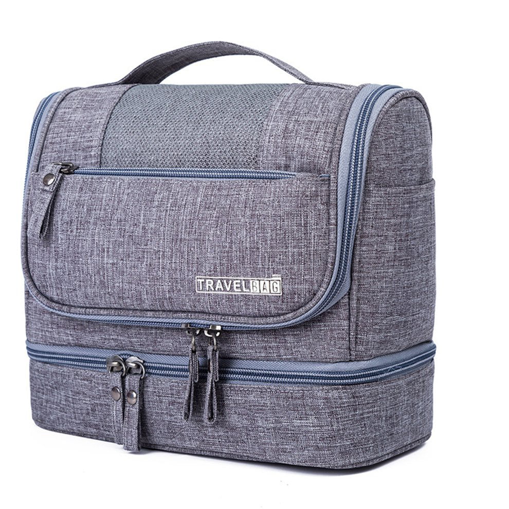 Double-Layer Travel Waterproof Storage Bag Cosmetic Bag Large-Capacity ...