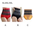 thumbnail image 3 of Qarigey Ropa interior de cintura alta para mujer, ropa interior para fiesta, entrenador de cintura Chinlon para chicas, ropa moldeadora de Type3 NO3, 3 of 6