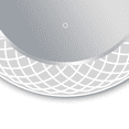 thumbnail image 5 of Dreamwerks Liza 24" x 24" Round LED Lighted Mirror with Dimmer & Defogger, 5 of 17