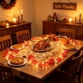 thumbnail image 6 of ShaoXinWan LED Maple Leaf Light String, Five Color Warm White Thanksgiving Christmas Decoration Lights, Iron Autumn Fall Fairy Lights for Party Tree Mantel Indoor Decor, 6 of 6