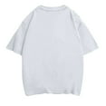 thumbnail image 4 of Yiaimeir ‌Men's Round Neck All-Match T-Shirt Summer Minimalist Solid Color Tee‌, 4 of 5
