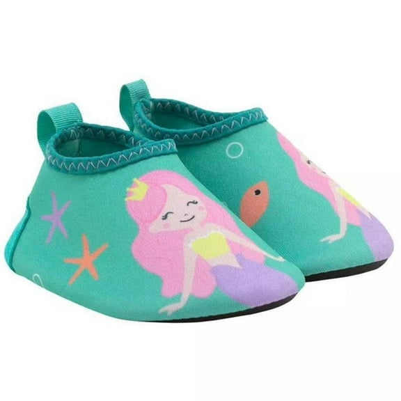 Ro   Me by Robeez Infant Girls' Aqua Water Shoe (Green, 1 (0-6 months))