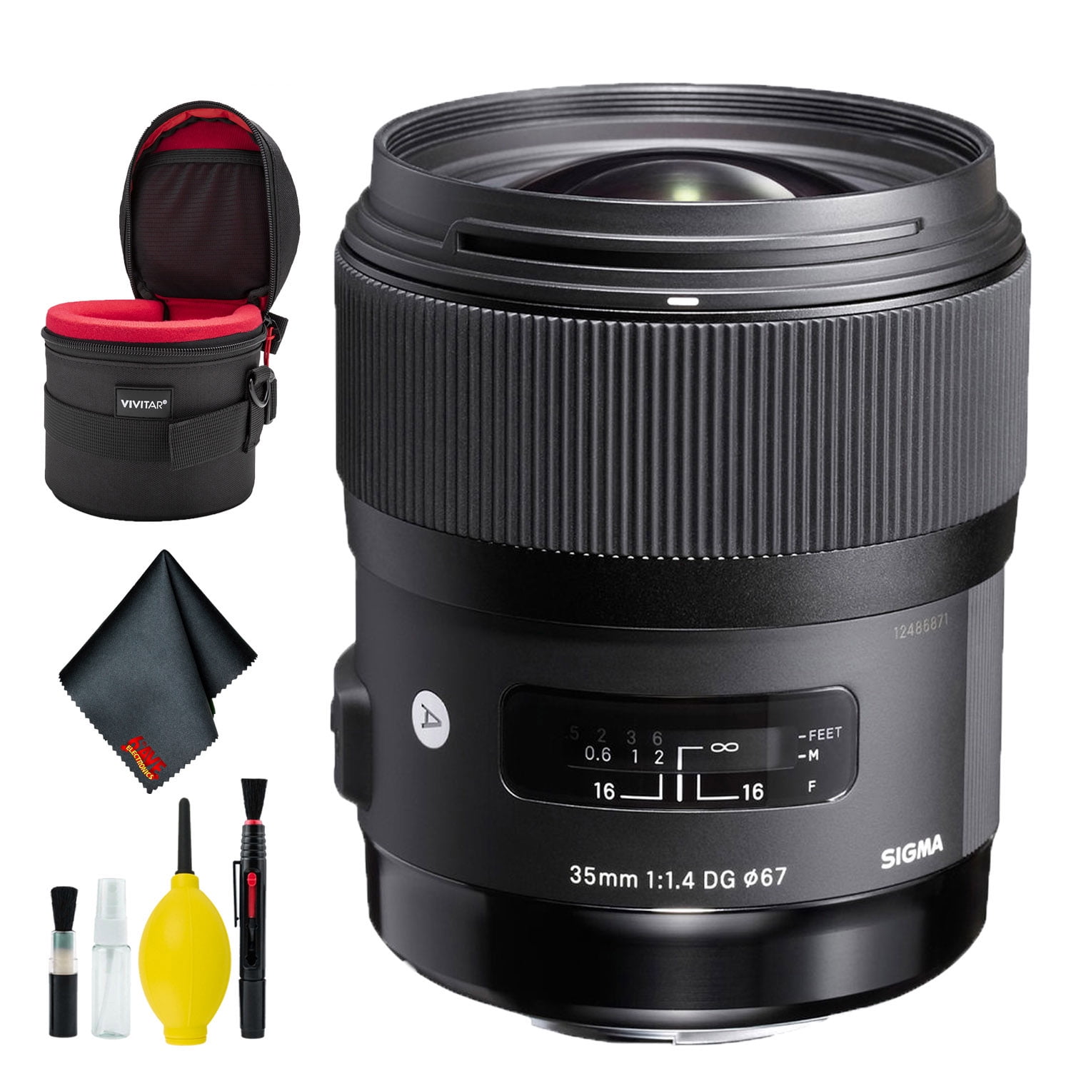 Sigma 35mm f/1.4 DG HSM Art Lens for Canon EF Deluxe Kit