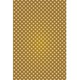 thumbnail image 2 of Aspen Brands RUG8BRN23 Tapis Élégant Design Croix 2 x 3 Pieds - Marron & Blanc, 2 of 2