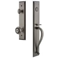 thumbnail image 2 of Grandeur 849583 Fifth Avenue Solid Brass Rose Dummy Full Plate "S" Grip Handleset - Brass, 2 of 5