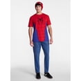 thumbnail image 3 of Spider-Man Men's and Big Men's Graphic Cosplay Tee and Beanie Set, 2-Piece, Sizes XS-3XL, 3 of 6