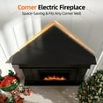 thumbnail image 3 of KISSAIR 44" Electric Fireplace TV Stand, Freestanding Fireplace Heater with Remote Control for Living Room, Bedroom, Black, 3 of 8
