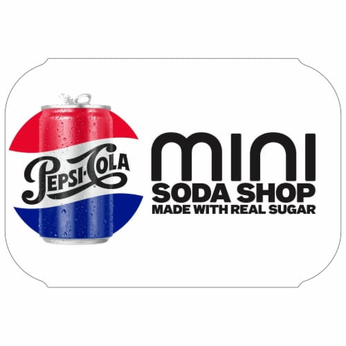 Pepsi Mini Real Sugar Cola Soda 6 ct / 7.5 fl oz - Pack of 2