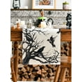 thumbnail image 2 of Camino de mesa de Halloween Camino de mesa decorativo, mantel rectangular con borla, mantel bordado, camino de mesa de lujo para mesa 33*183cm/100g, 2 of 5
