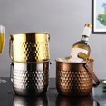 thumbnail image 3 of Ice Bucket With Lid And Ice Tongs, DoubleWalled Stainless Steel Insulated Ice Bucket, Includes Tongs, Lid, Comf, 3 of 5
