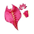 thumbnail image 1 of Cape de Dragon pour la Collecte de Bonbons, Cosplay, Dessin Animé, pour Cadeaux d'Halloween, Rouge, 1 of 7