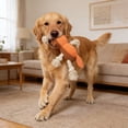 thumbnail image 4 of Horivan Pet Sounds Squeaky Dog Toy with Rope Core Interactive Plush Chew Toy for Aggressive Chewers Tug of War Fetch Play Durable for Large Breed Dogs Puppy Teething Relief Boredom Buster, 4 of 6