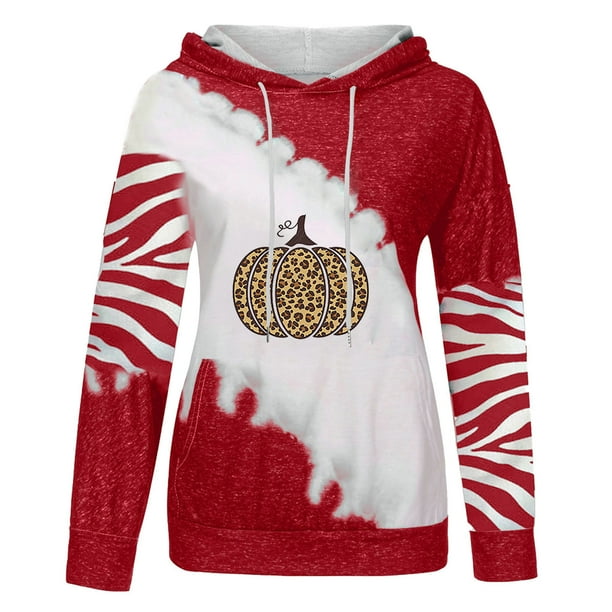 Sudadera para mujer Otoño Sudaderas Moda Casual Festival Impreso Blusa de manga larga Sudadera con capucha Tops Sudadera Odeerbi ODB-5