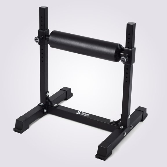 Split Squat Stand,Single Leg Squat Roller & Bodyweight Training,Heavy-Duty Bulgarian Squat & Leg Lunge Trainer with 7 Adjustable Heights,Lower Body Workouts