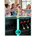 thumbnail image 3 of Krib B Mini Refrigerator with Wire Adjustable Shelving, Beverage Refrigerator and Cooler for 120 Cans, Mini fridge for Soda, Water, Beer, Wine for Dorm, Office, Bar, Black, 3 of 5