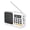 White, variant on New Portable FM Radio for Seniors, Rechargeable Bluetooth Speaker MP3 Player Support TF Card, Elderly Opera Story Player