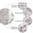 thumbnail image 6 of Purple Fruit Waterproof Fabric Shower Curtain,Country Retro Floral Botanical Plant Waterproof Fabric Shower Curtain for Bathroom Curtains Bathtubs Hotel Shower Curtains with 12 Hooks Extra Long 72x96, 6 of 8