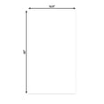 thumbnail image 2 of White 12.5x22 Uncut Art Mat Board - No Opening - 1 Mat, 2 of 7