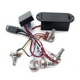 thumbnail image 1 of Soidarity 1 Juego de ecualizador EQ de 3 bandas, preamplificador, circuito de cableado, potenciómetro Dual para pastillas de bajo activas, Accesorios para instrumentos musicales, 1 of 6
