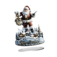 thumbnail image 2 of Adorno Navideño Acrílico Santa Ornamento Decorativo 2D Navidad Escritorio Regalo Único para Niños y Familia Adecuado para Fiestas Navideñas Decoración Doméstica Oficinas Estilo B, 2 of 8