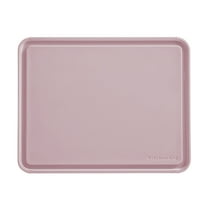 KitchenAid Classic Plastic Cutting Board with Trench, Non-Slip Edges, Dishwasher Safe, 11x14, Dried Rose